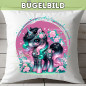 Preview: Bügelbild Einhorn Black Edition Nr. 8